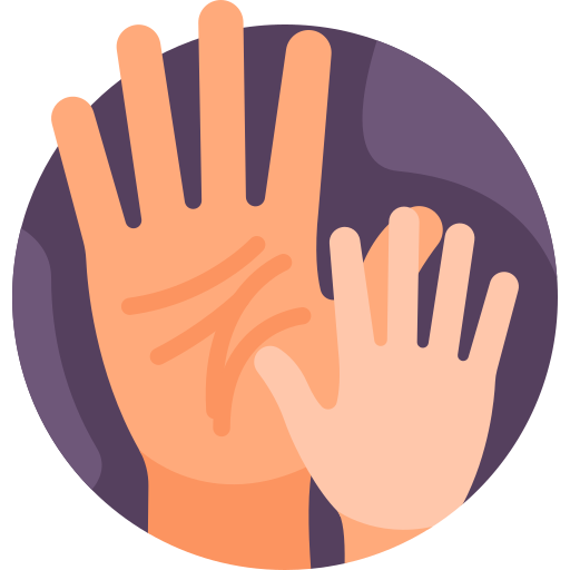 Руки Detailed Flat Circular Flat иконка