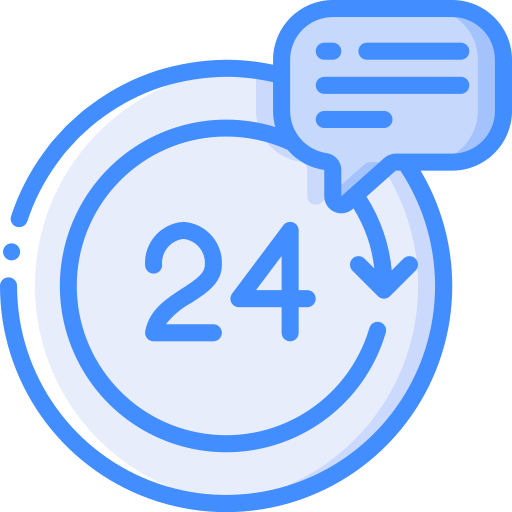 Live chat Basic Miscellany Blue icon
