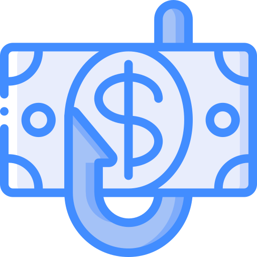 dinero en efectivo Basic Miscellany Blue icono