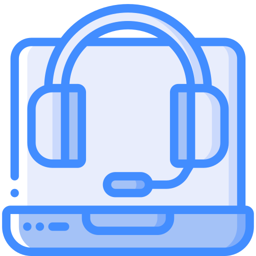 laptop Basic Miscellany Blue icon