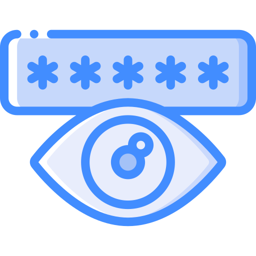パスワード Basic Miscellany Blue icon