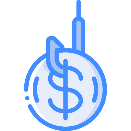 dollar Basic Miscellany Blue Icône