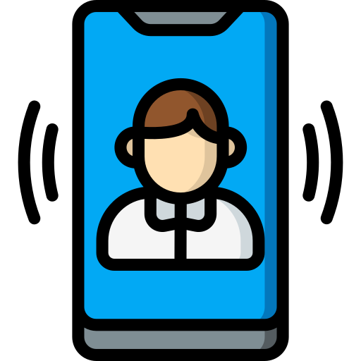 Video call Basic Miscellany Lineal Color icon