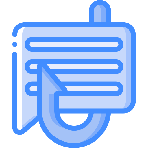 대화 Basic Miscellany Blue icon