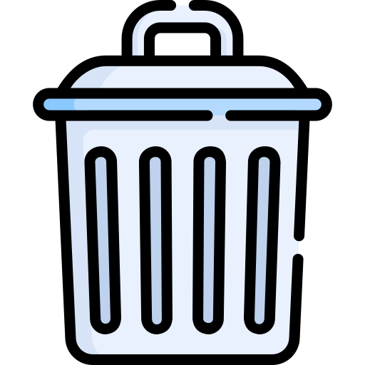 Trash can Special Lineal color icon