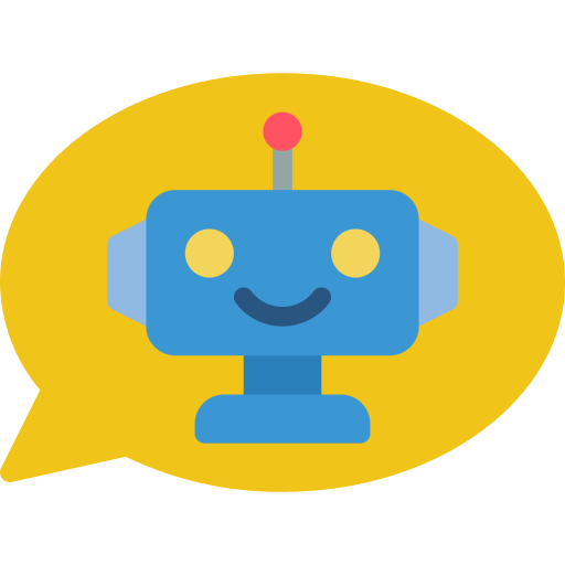 chatbot Basic Miscellany Flat icona