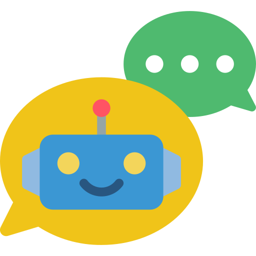 Chatbot Basic Miscellany Flat icon