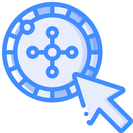 roulette-rad Basic Miscellany Blue icon