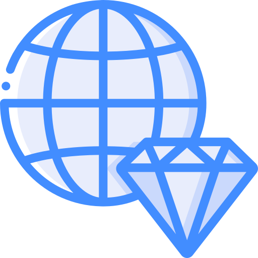 다이아몬드 Basic Miscellany Blue icon