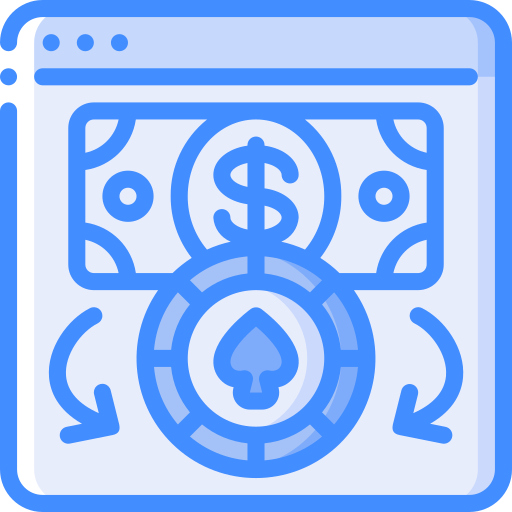 dinero en efectivo Basic Miscellany Blue icono
