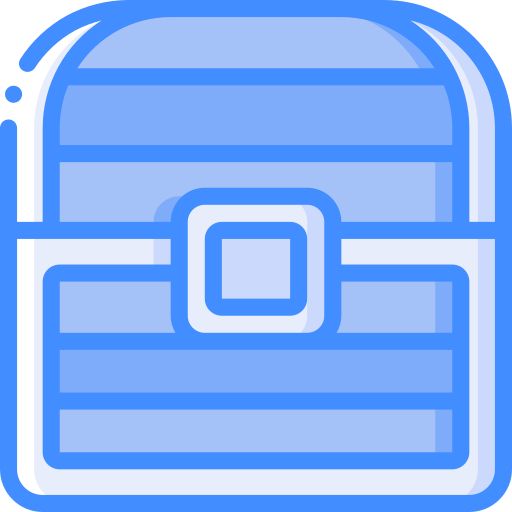 cofre del tesoro Basic Miscellany Blue icono