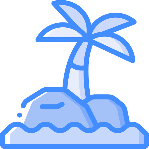 Island Basic Miscellany Blue icon