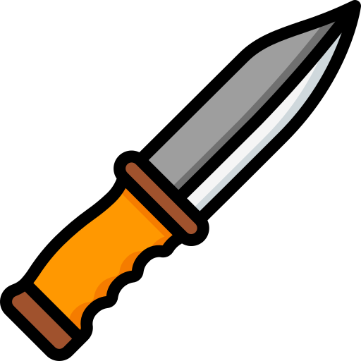 cuchillo Basic Miscellany Lineal Color icono