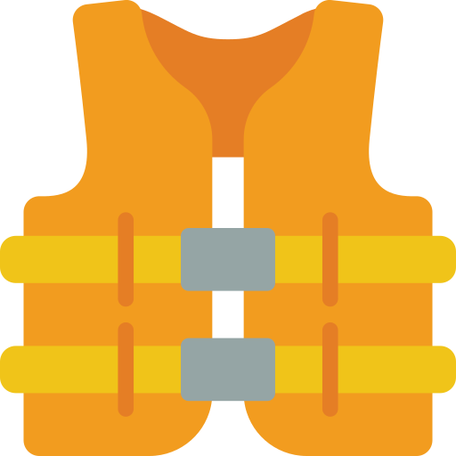 Life jacket Basic Miscellany Flat icon