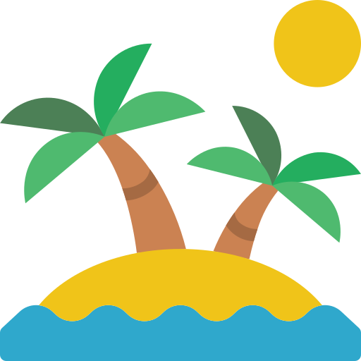 Island Basic Miscellany Flat icon