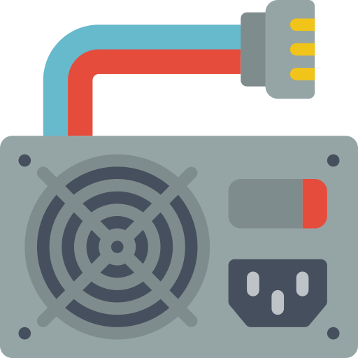 Power supply Basic Miscellany Flat icon