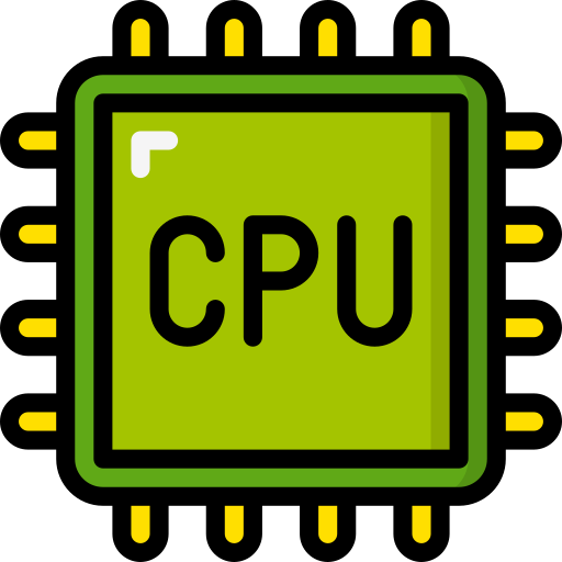 cpu Basic Miscellany Lineal Color Ícone