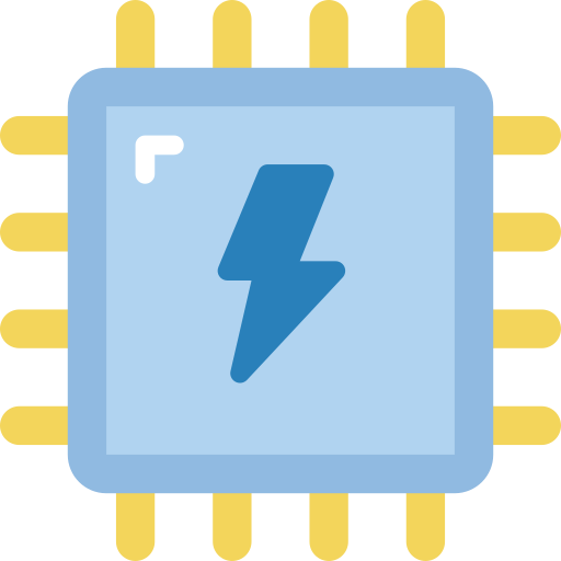 cpu Basic Miscellany Flat icon