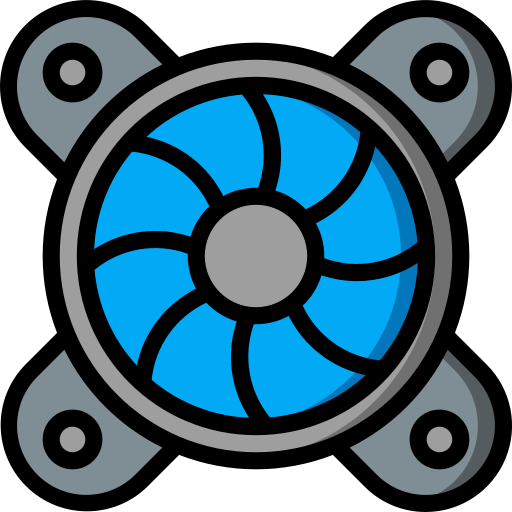 Cooling fan Basic Miscellany Lineal Color icon