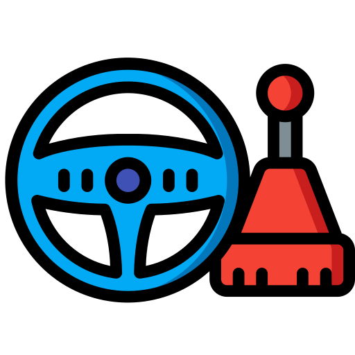Steering wheel Basic Miscellany Lineal Color icon