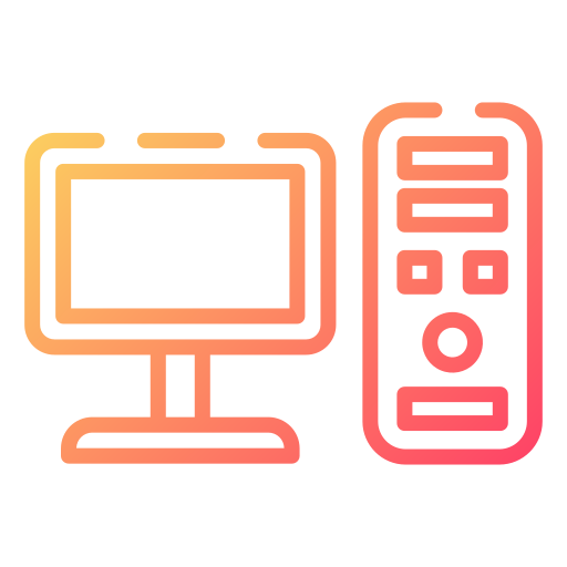 Computer Good Ware Gradient icon