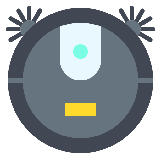 お掃除ロボット Good Ware Flat icon