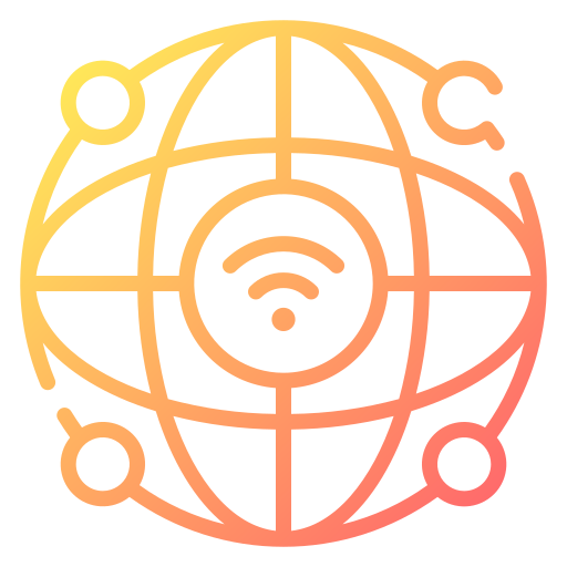 globales netzwerk Good Ware Gradient icon