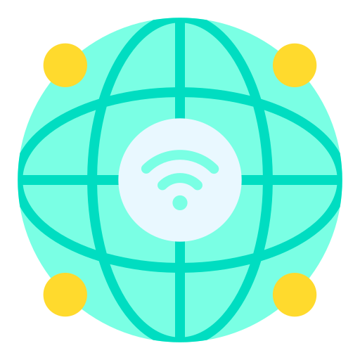 globaal netwerk Good Ware Flat icoon