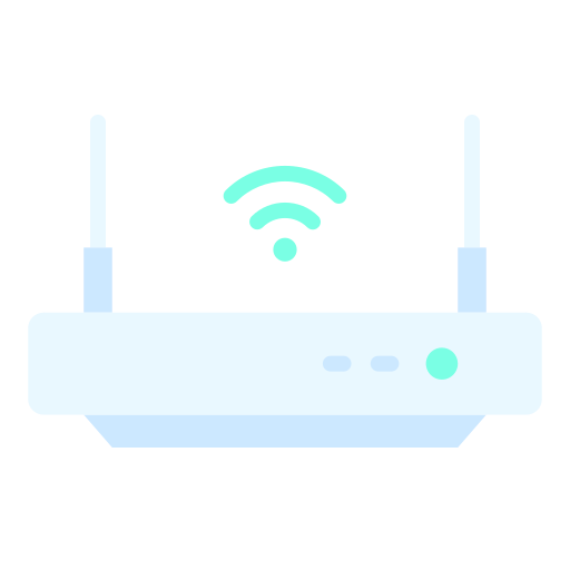 router de wifi Good Ware Flat icono