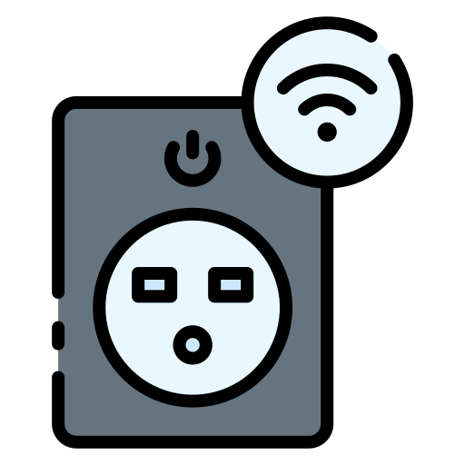 Smart plug Good Ware Lineal Color icon