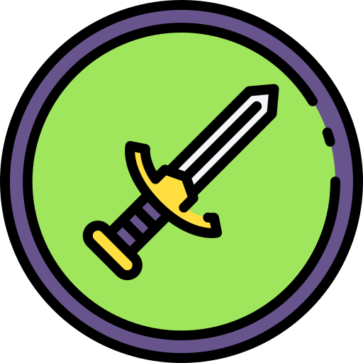 Fighting game Good Ware Lineal Color icon