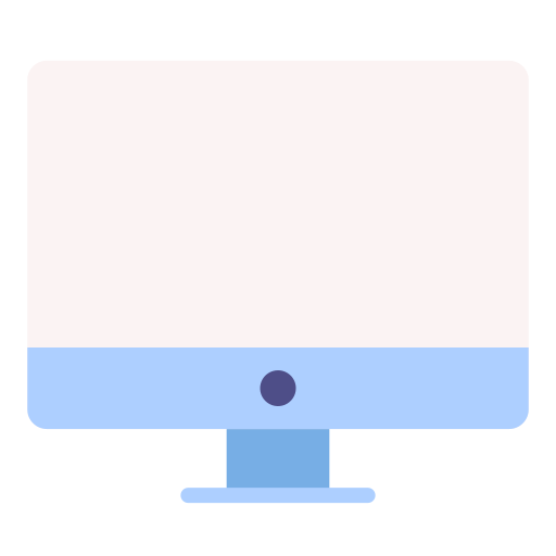 Desktop Good Ware Flat icon