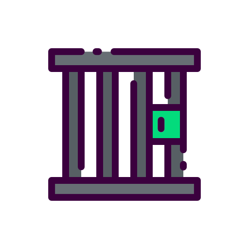więzienie Good Ware Lineal Color ikona