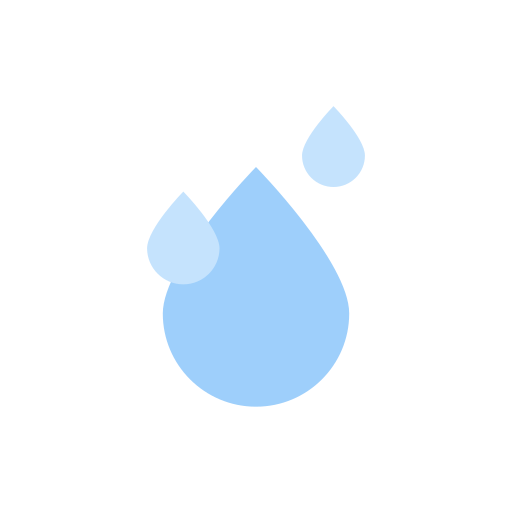 gota de agua Good Ware Flat icono