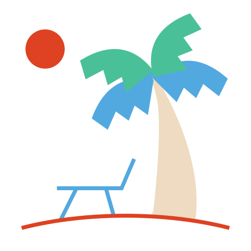 Beach Generic Flat icon