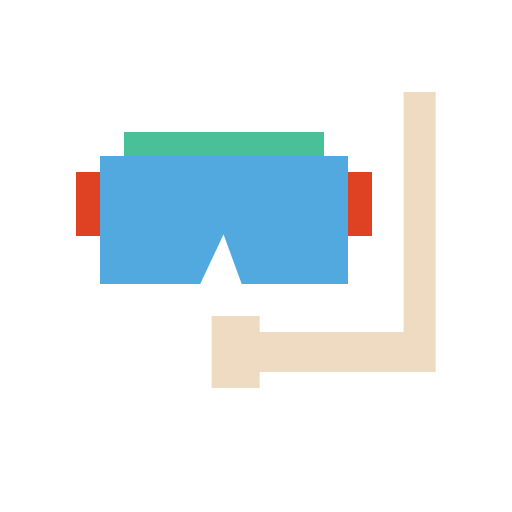 Подводное плавание с аквалангом Generic Flat иконка