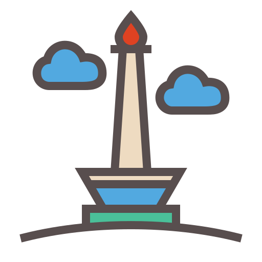 torre monas Generic Outline Color icono