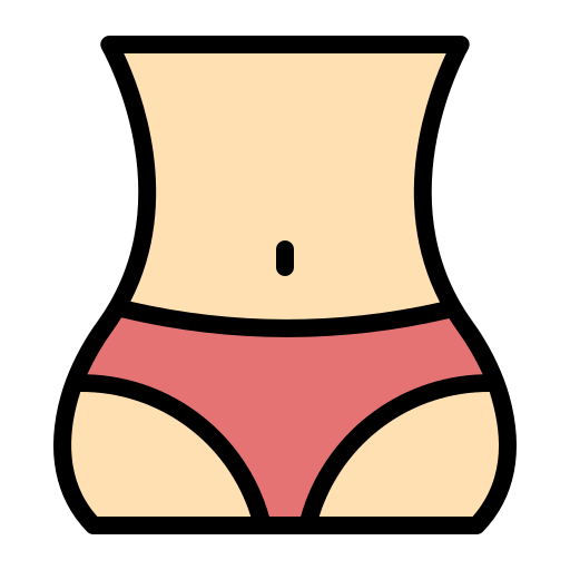 Slim body Generic Outline Color icon