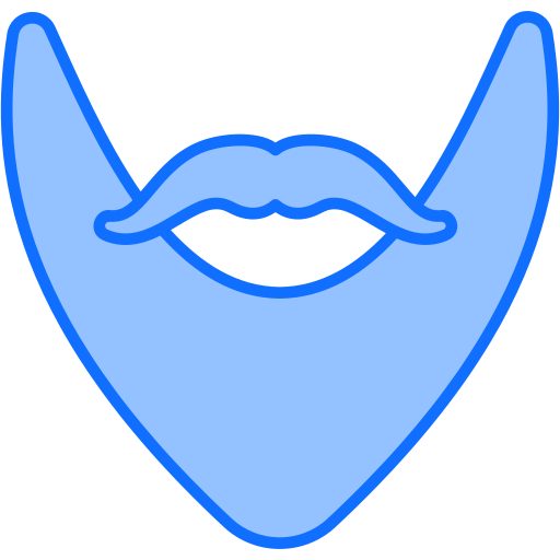수염 Generic Blue icon
