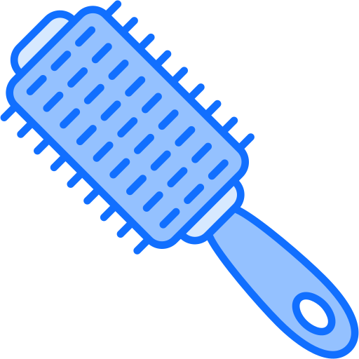 brosse à cheveux Generic Blue Icône