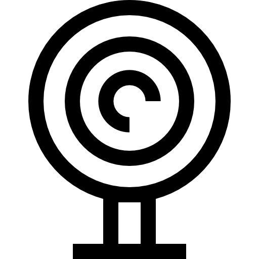 kamerka internetowa Basic Straight Lineal ikona
