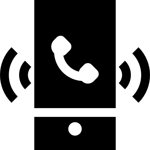 llamada telefónica Basic Straight Filled icono