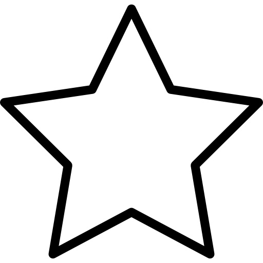 estrela Basic Miscellany Lineal Ícone