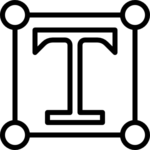 typografia Basic Miscellany Lineal ikona