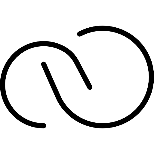 곡선 Basic Miscellany Lineal icon