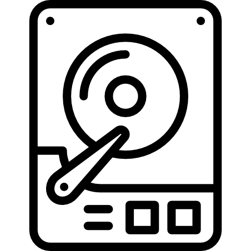 disco duro Basic Miscellany Lineal icono