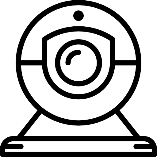 Webcam Basic Miscellany Lineal icon