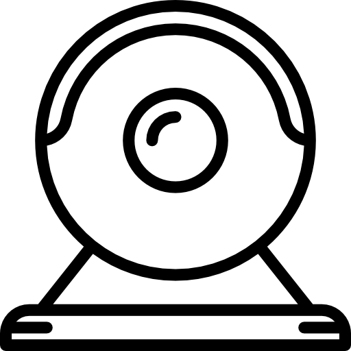kamerka internetowa Basic Miscellany Lineal ikona