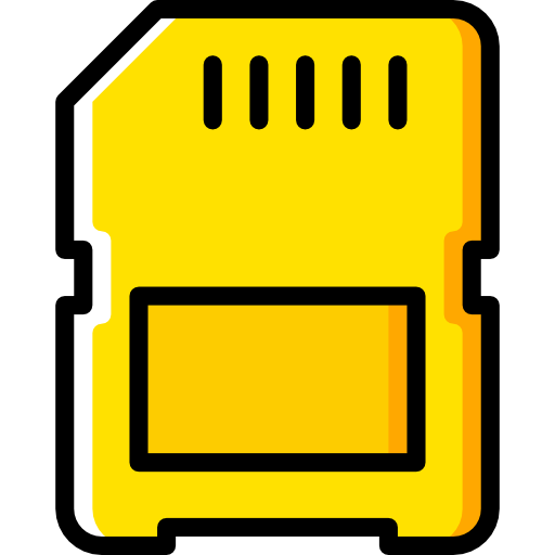 tarjeta sd Basic Miscellany Yellow icono