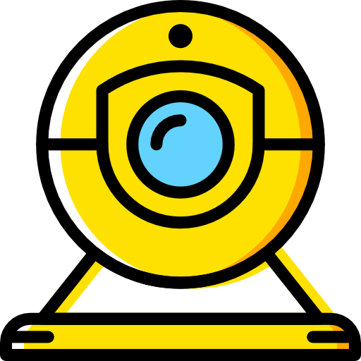 웹캠 Basic Miscellany Yellow icon